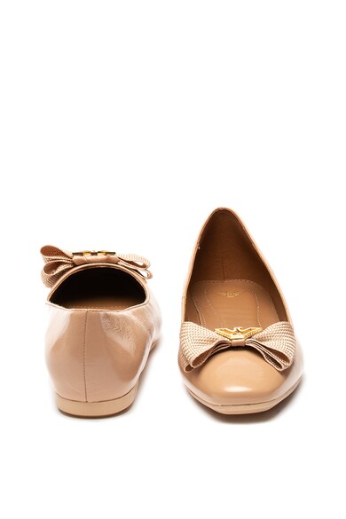 Emporio Armani Lakkbőr cipő masnirátéttel női