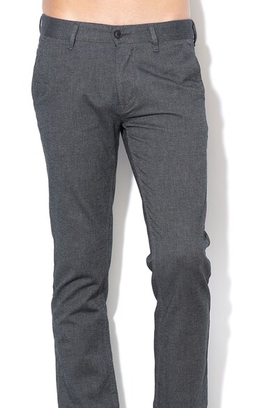 BOSS Hugo Boss, Pantaloni chino slim fit, cu aspect texturat Barbati