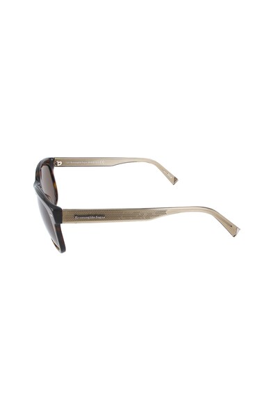 Ermenegildo Zegna Слънчеви очила с рамка с кафяви нюанси Мъже