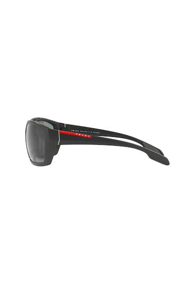 Prada Ochelari de soare wrap, cu lentile polarizate Barbati