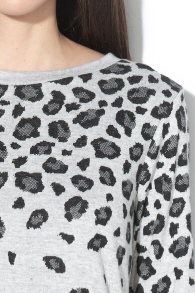 Esprit Rochie din tricot fin cu animal print Femei