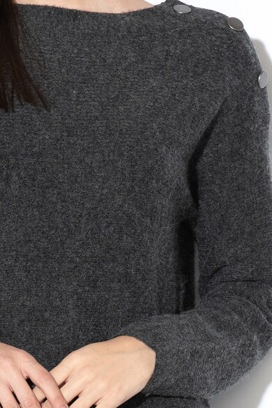 Esprit Gyapjútartalmú pulóver díszgombokkal női