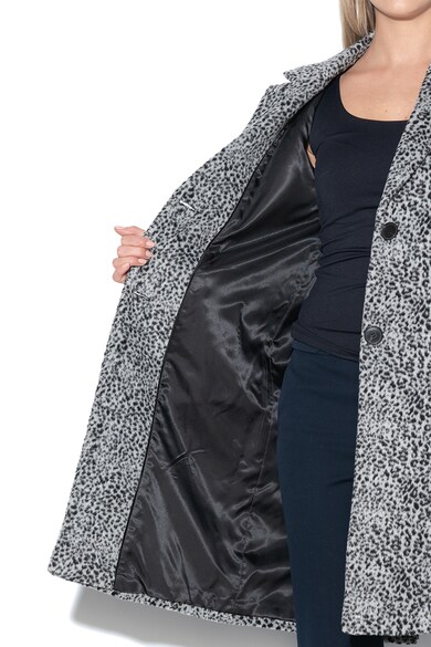 Esprit Állatmintás gyapjútartalmú kabát női