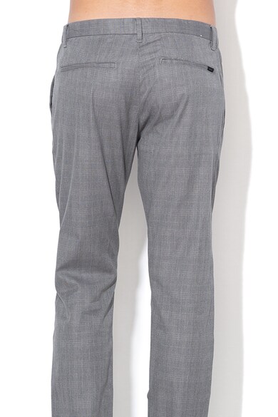 Esprit Кариран панталон със стеснен крачол Мъже