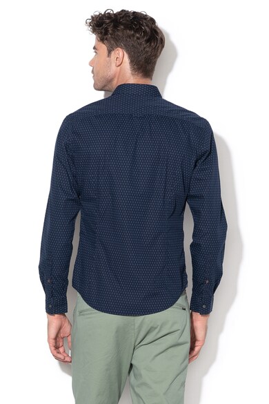 EDC by Esprit Szűk fazonú ing geometrikus mintával férfi