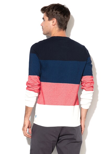 EDC by Esprit Texturált pulóver colorblock dizájnnal férfi