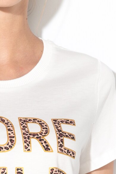 EDC by Esprit Mintás póló aszimmetrikus alsó szegéllyel női