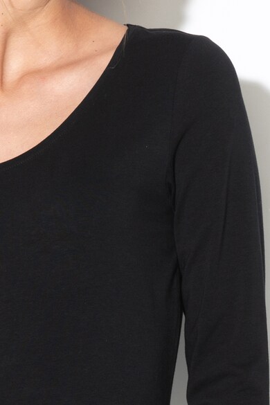 Esprit Блуза от органичен памук с овално деколте Жени