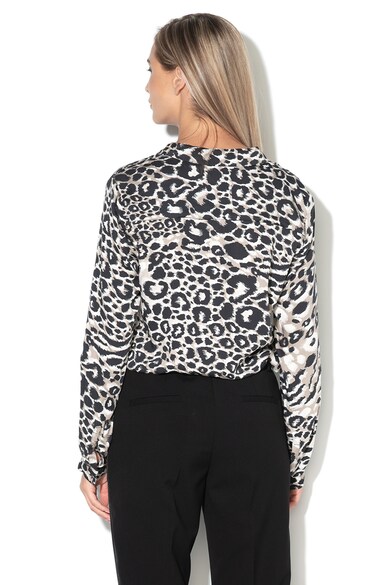 Esprit Camasa cu animal print si terminatie rotunda Femei