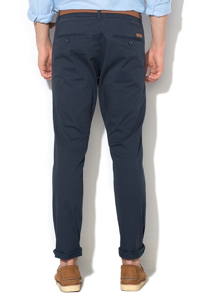 Esprit Pantaloni chino slim fit din bumbac organic, cu o curea Barbati