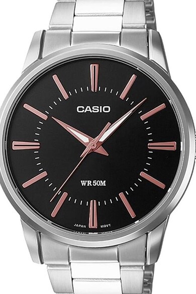 Casio Ceas rotund cu bratara metalica Barbati