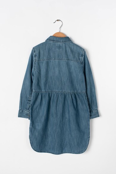 GAP Rochie tip camasa din denim, cu buzunare aplicate Fete