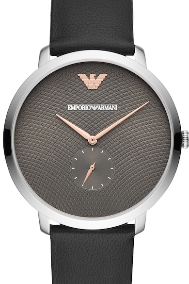 Emporio Armani Ceas cu o curea de piele Barbati