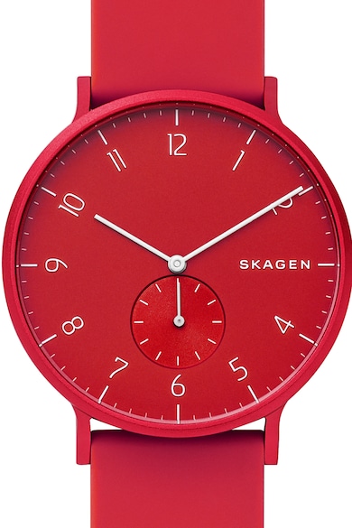 Skagen Унисекс часовник Aaren Kulor със силиконова каишка Жени