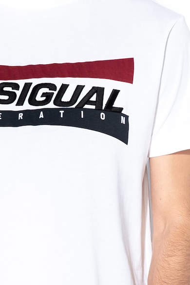 DESIGUAL Tricou cu logo brodat Domenico Barbati