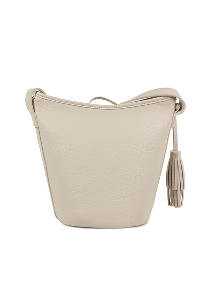 Laura Ashley Geanta bucket de piele ecologica, cu canaf Femei