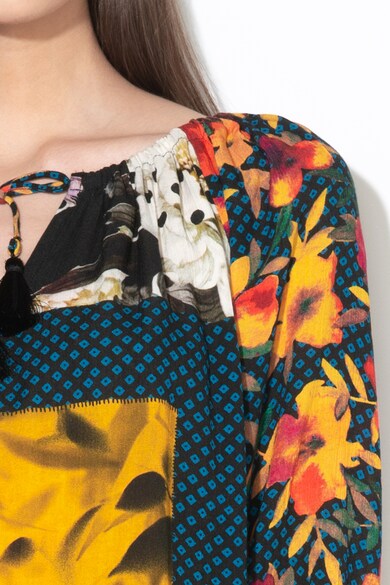 DESIGUAL Блуза Wanda с разнороден десен Жени