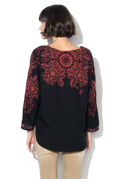DESIGUAL Флорална блуза Lumbe с нитове Жени