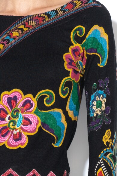 DESIGUAL Пуловер Kira с флорална шарка Жени