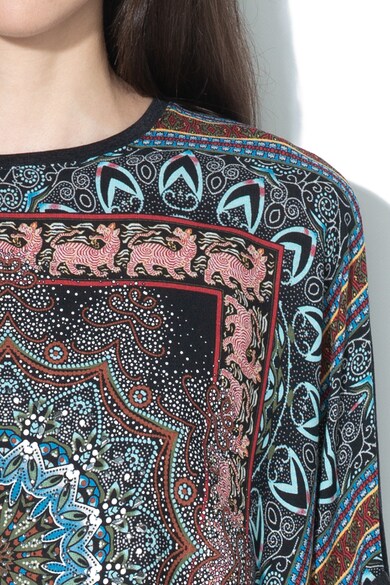 DESIGUAL Уголемена блуза Ramisha с етно мотиви Жени