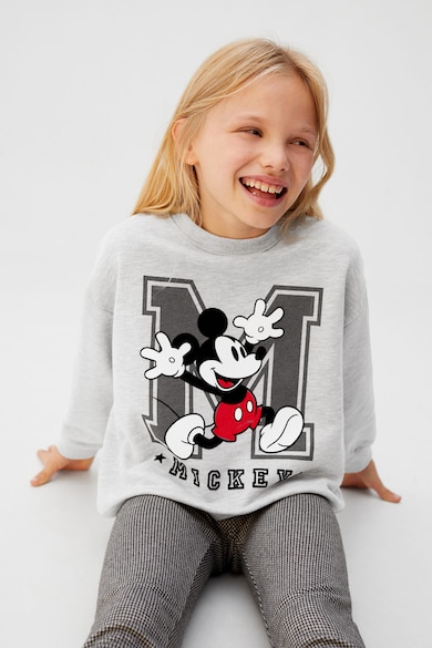 Mango Bluza sport cu imprimeu grafic Mickey Mouse Fete