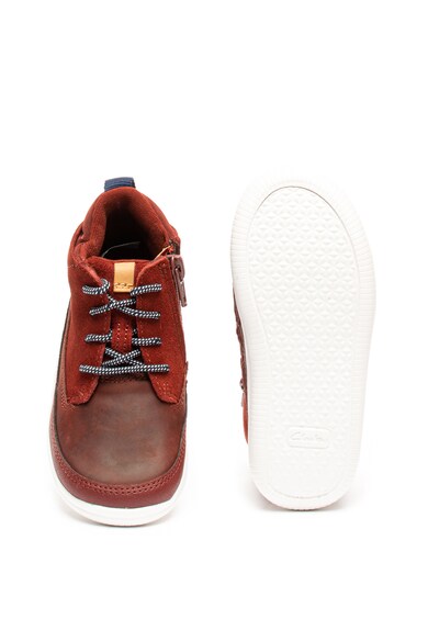 Clarks Cloud Air magas szárú sneaker nyersbőr betétekkel Fiú