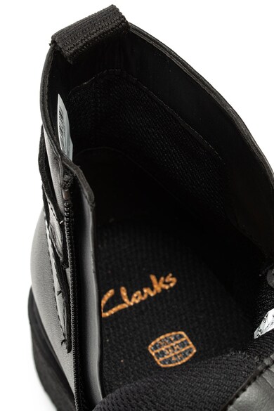 Clarks Кожени боти Astrol Soar с капси Момичета