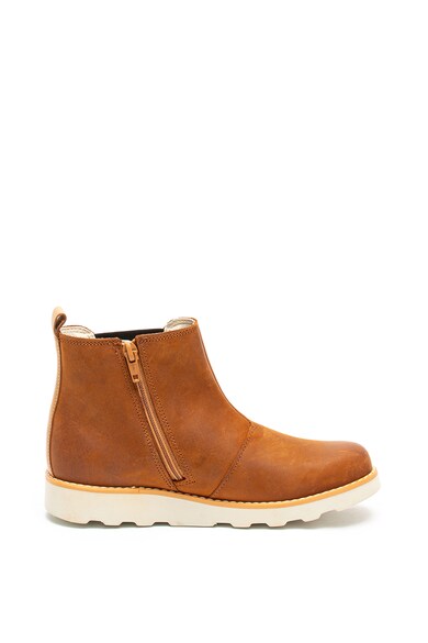 Clarks Ghete Chelsea de piele nabuc Crown Fete