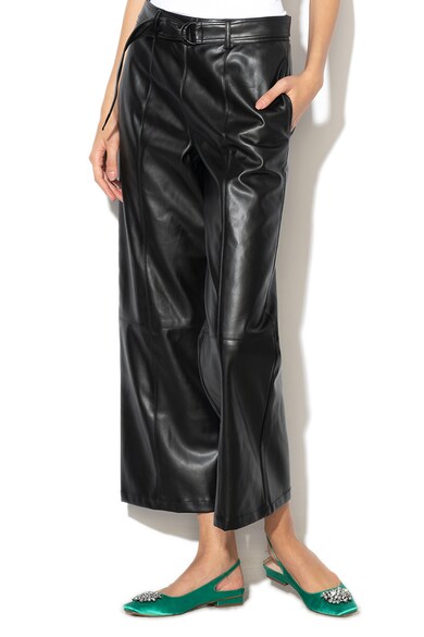 Silvian Heach Collection Pantaloni de piele ecologica, cu croiala ampla Inhoca Femei
