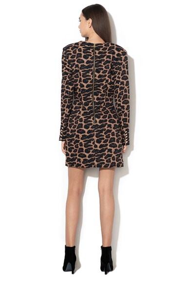 Silvian Heach Collection Rochie petrecuta cu animal print Momby Femei