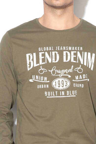 BLEND Bluza regular fit, cu imprimeu text Barbati