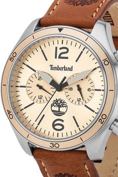 Timberland Ceas cronograf cu o curea de piele Gloucester Barbati