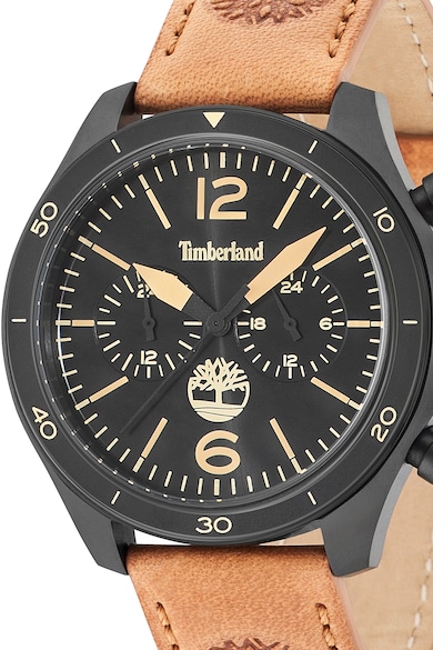 Timberland Gloucester chrono bőrszíjas karóra férfi