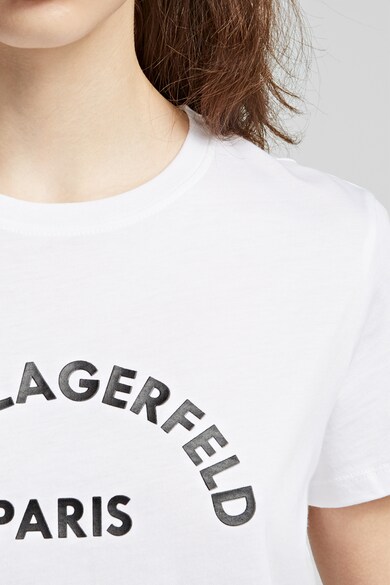 Karl Lagerfeld Tricou din bumbac cu imprimeu logo 3 Femei