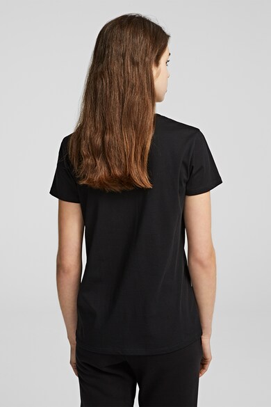 Karl Lagerfeld Памучна тениска с лого 3 Жени
