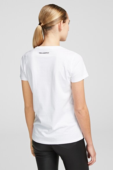 Karl Lagerfeld Памучна тениска с лого Жени