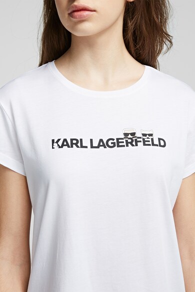 Karl Lagerfeld Ikonik Logómintás pamutpóló 1 női