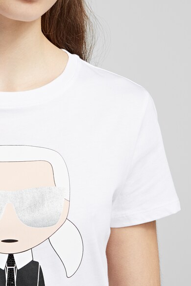 Karl Lagerfeld Tricou cu imprimeu Ikonik Femei