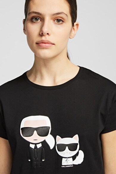 Karl Lagerfeld Ikonik Mintás póló női