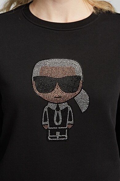 Karl Lagerfeld Bluza sport cu strasuri Ikonik Femei