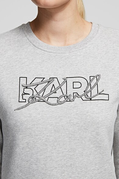 Karl Lagerfeld Bluza sport cu logo brodat Femei