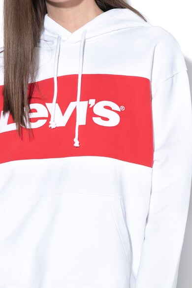 Levi's Суитшърт с качулка и лого Жени