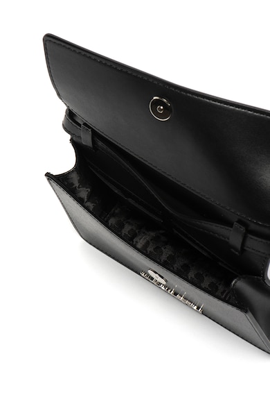 Karl Lagerfeld Geanta crossbody convertibila Ikonik Pin Flat Femei