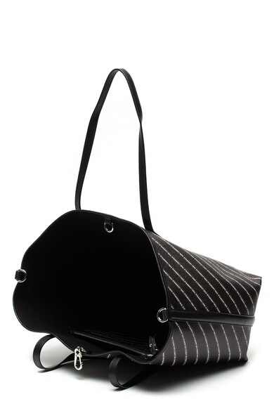 Karl Lagerfeld Stripe Ikonik tote fazonú műbőr táska kivehető kistáskával női