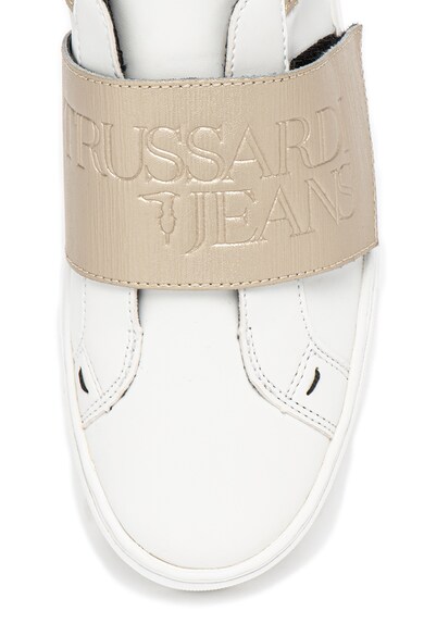 Trussardi Jeans Pantofi slip-on de piele si piele ecologica Femei