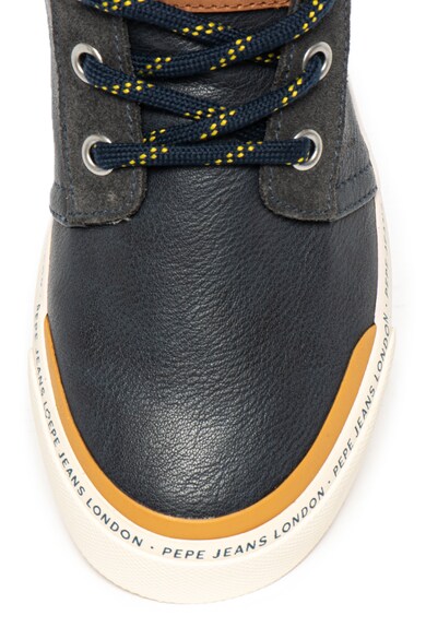 Pepe Jeans London Traveler középmagas szárú sneaker bőrbetétekkel Lány