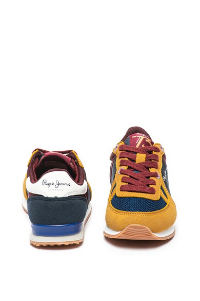 Pepe Jeans London Pantofi sport de piele ecologica cu model colorblock Sydney Fete