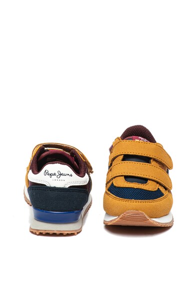 Pepe Jeans London Pantofi sport cu model colorblock si velcro Sydney Baieti
