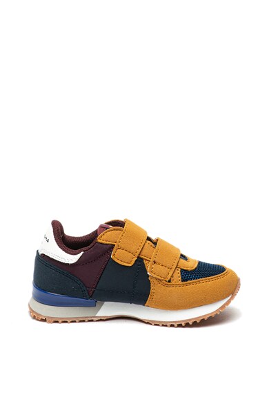 Pepe Jeans London Pantofi sport cu model colorblock si velcro Sydney Baieti