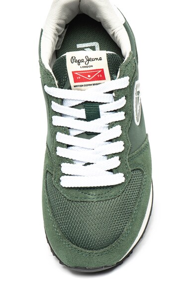 Pepe Jeans London Klein Junior sneaker nyersbőr betétekkel Fiú